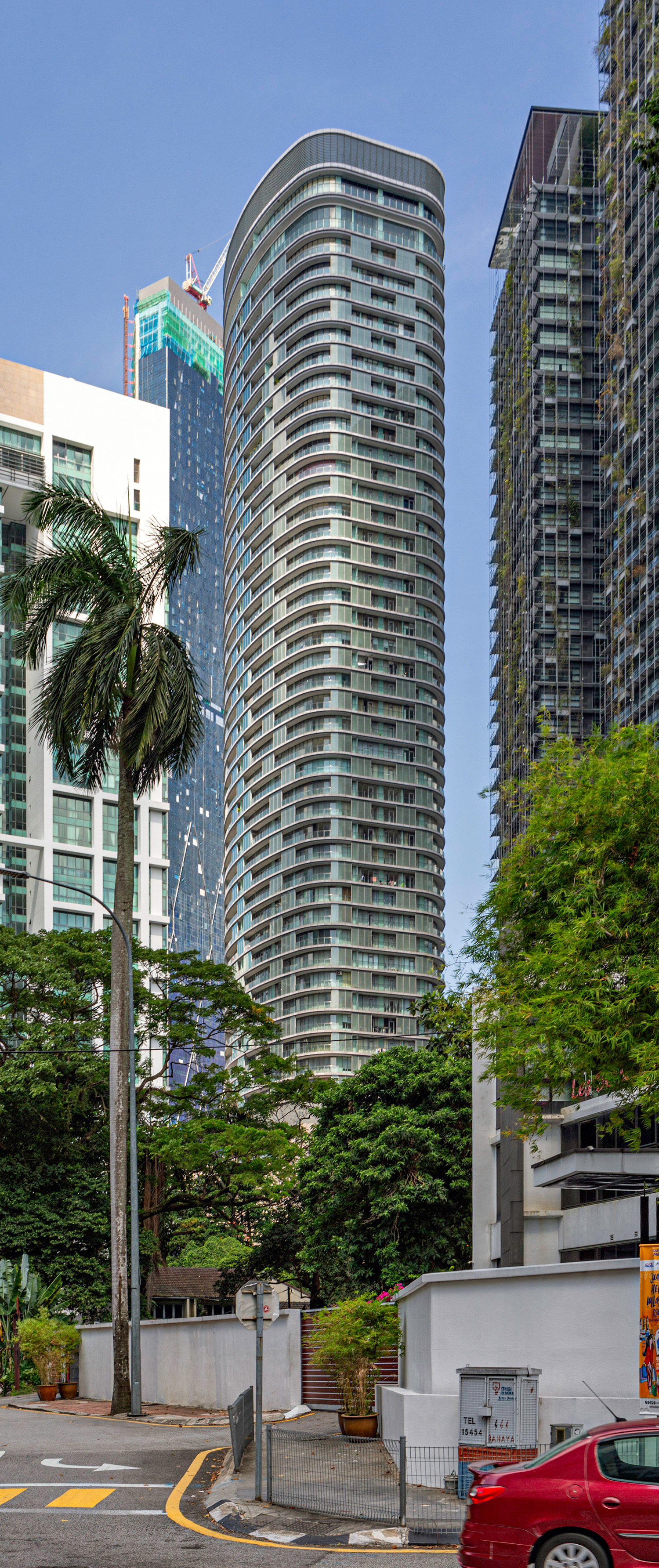 K Residence, Kuala Lumpur - View from the northwest. © Mathias Beinling